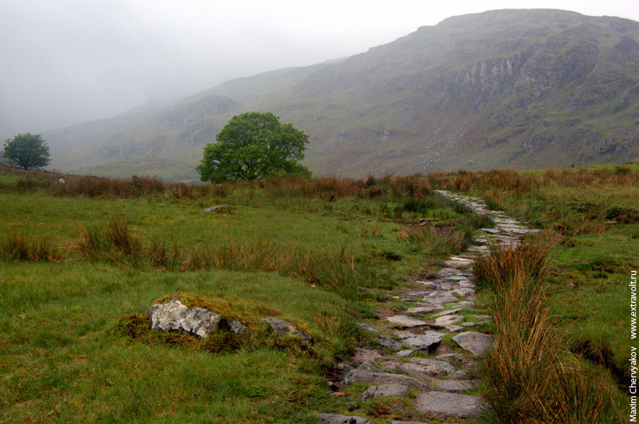 Уэльс. Национальный парк Snowdonia. Район Capel Curig.